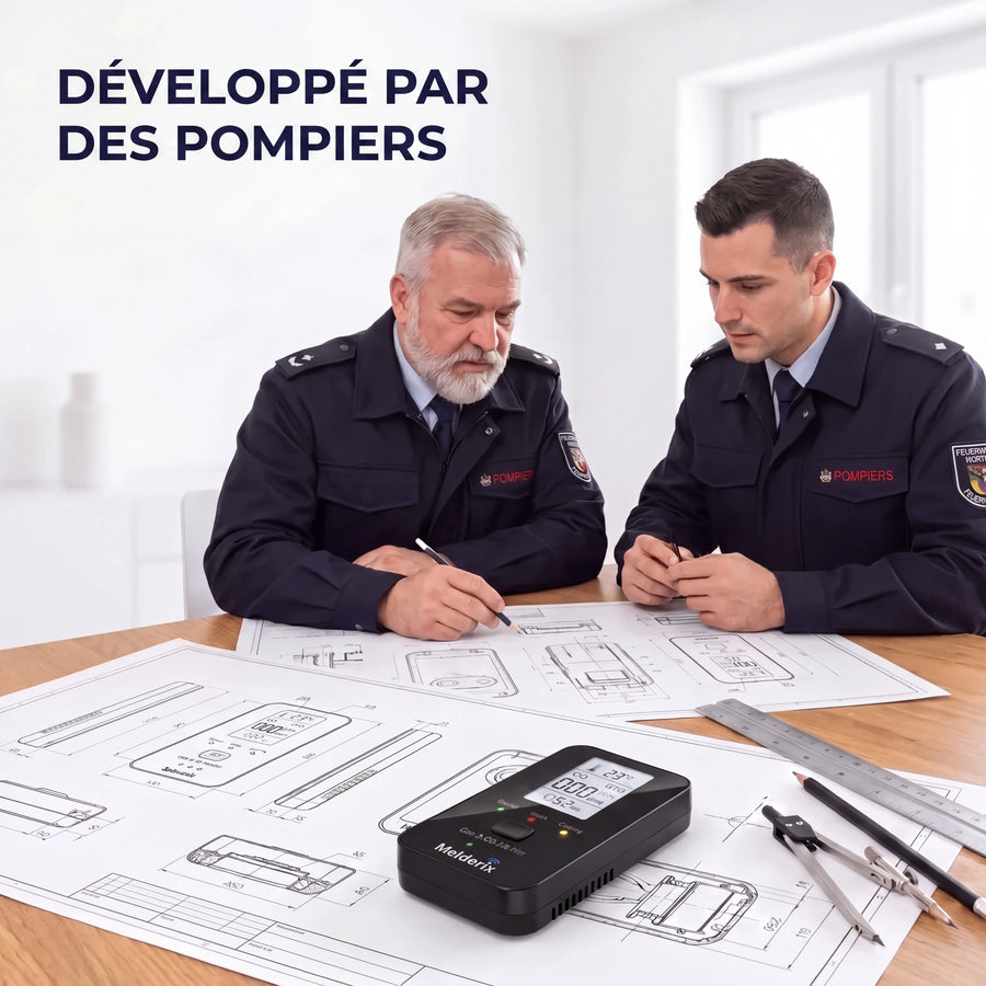 Melderix Détecteur de CO 4 en 1 pour camping-cars & vans